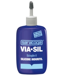 'via sil' rimuovi silicone indurito 100 ml - saratoga.